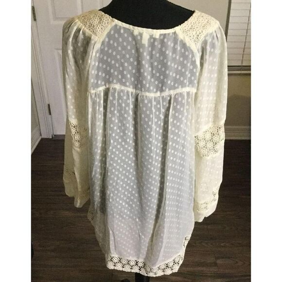 Daniel Rainn peasant boho top size M - Picture 4 of 7